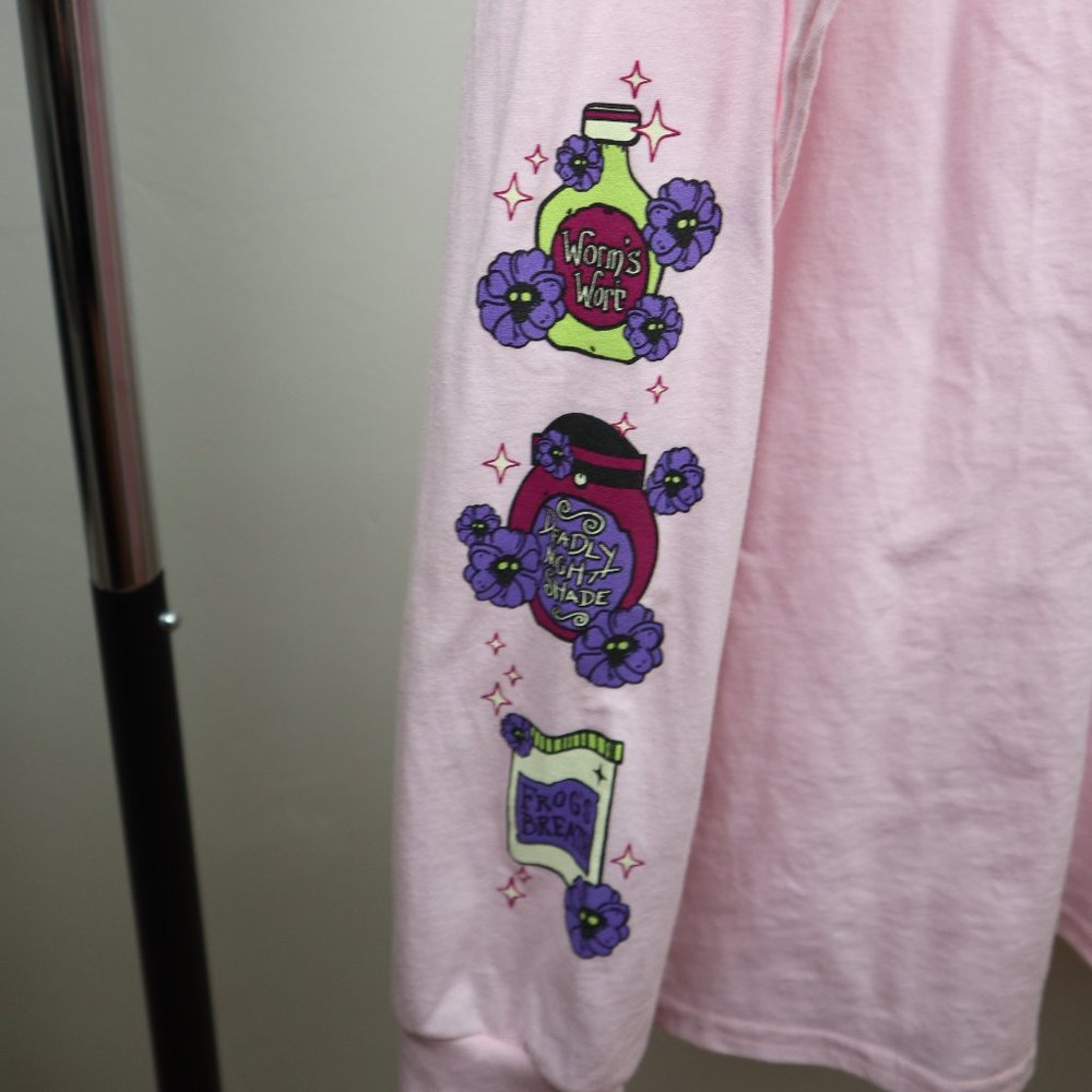 Disney Nightmare Before Christmas Jack & Sally Tarot Long Sleeve Shirt L - Picture 6 of 12